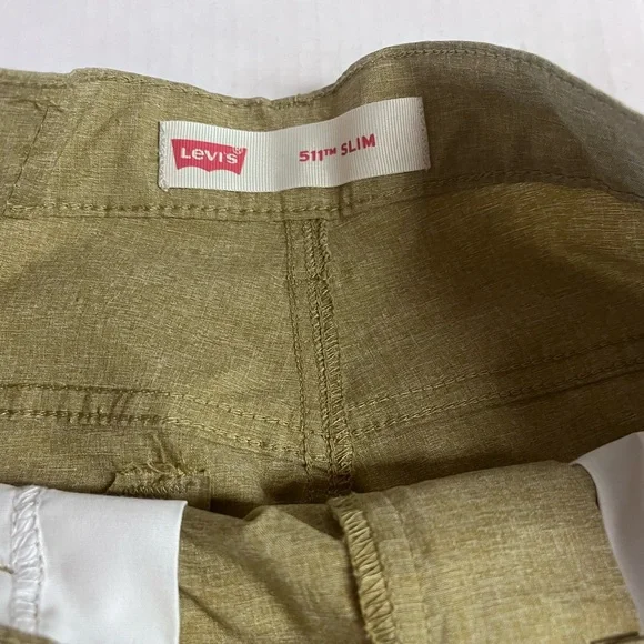Levi’s Lot of 3 Shorts Denim and Tan Boys 10 Regular - Picture 9 of 11